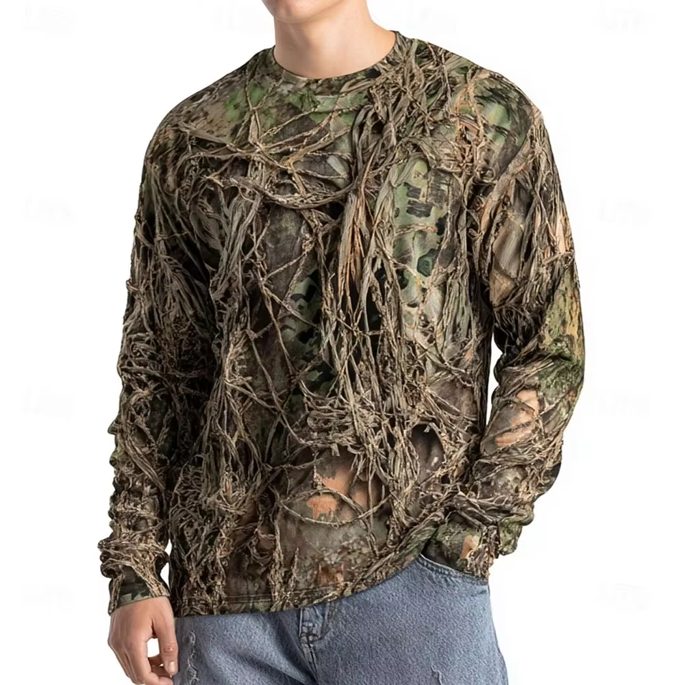 Men's Camo Animal Print Long S - Tee Graphic Print avaliação e preço