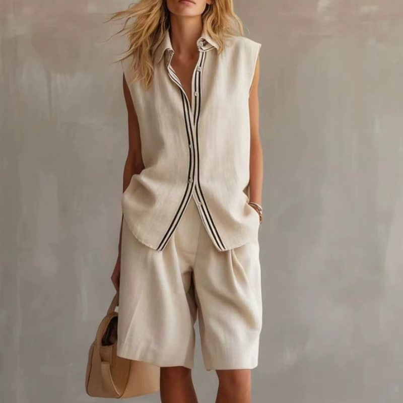 Summer Fashion Solid Linen Ble - Linen Shirt Breathable avaliação e preço