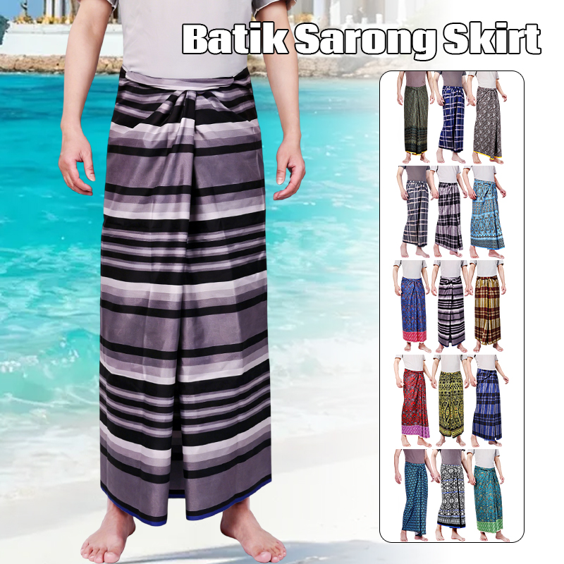 Unisex Traditional Southeast A - Sarong Men Wrap avaliação e preço