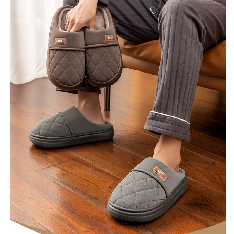 Winter Warm Slipper Women Men  - Flip Flop Leather Men avaliação e preço