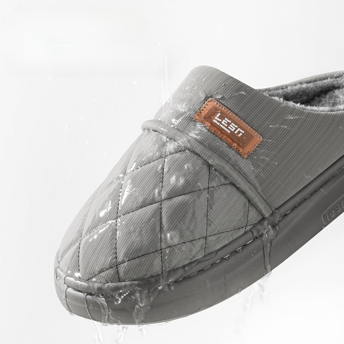 Winter Warm Slipper Women Men  - Flip Flop Leather Men avaliação e preço