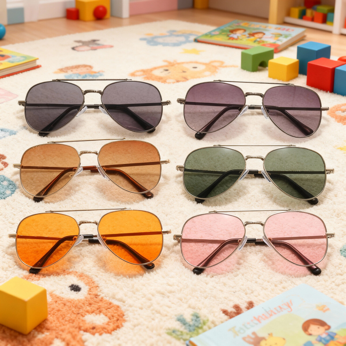 2025 UV400 Metal Children's Su - Sunglasses Aviator Polarized avaliação e preço