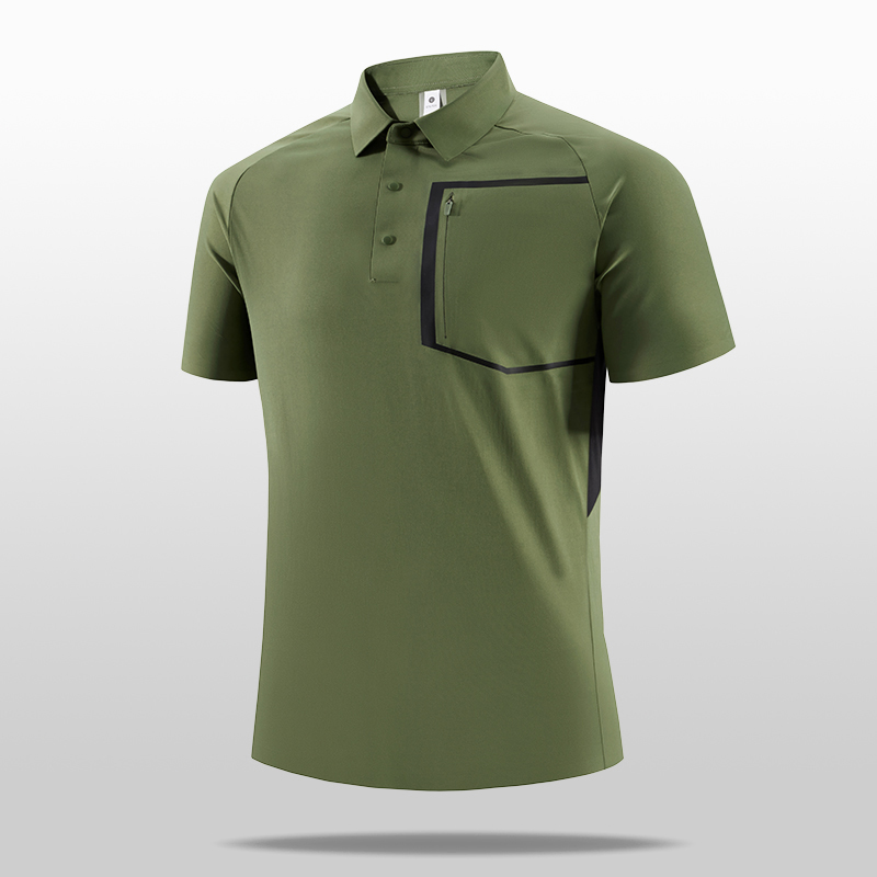 Summer new ice silk POLO shirt - Polo Shirt Pique avaliação e preço