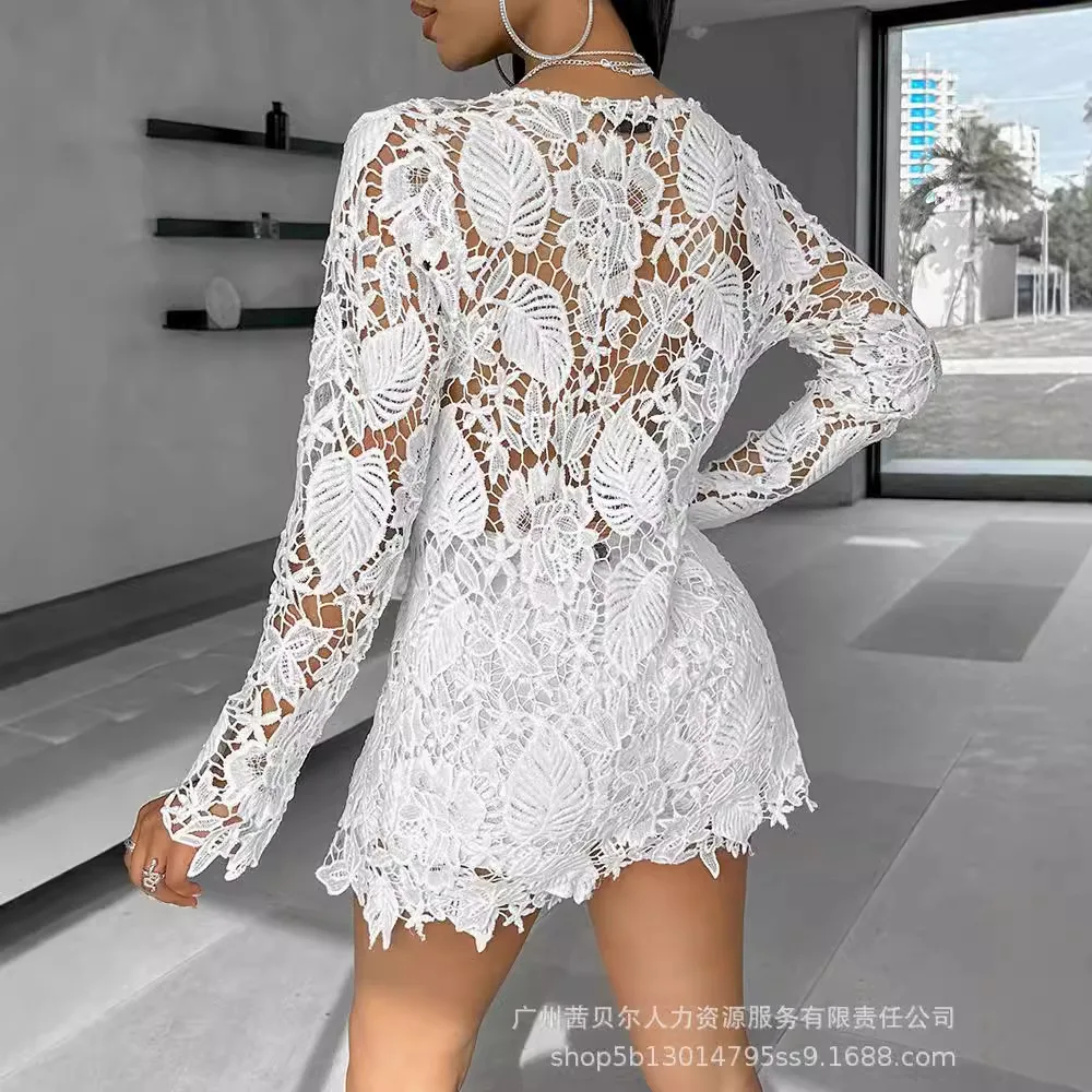 Women Sexy Short Sets Hollow O - Linen Shirt Breathable avaliação e preço