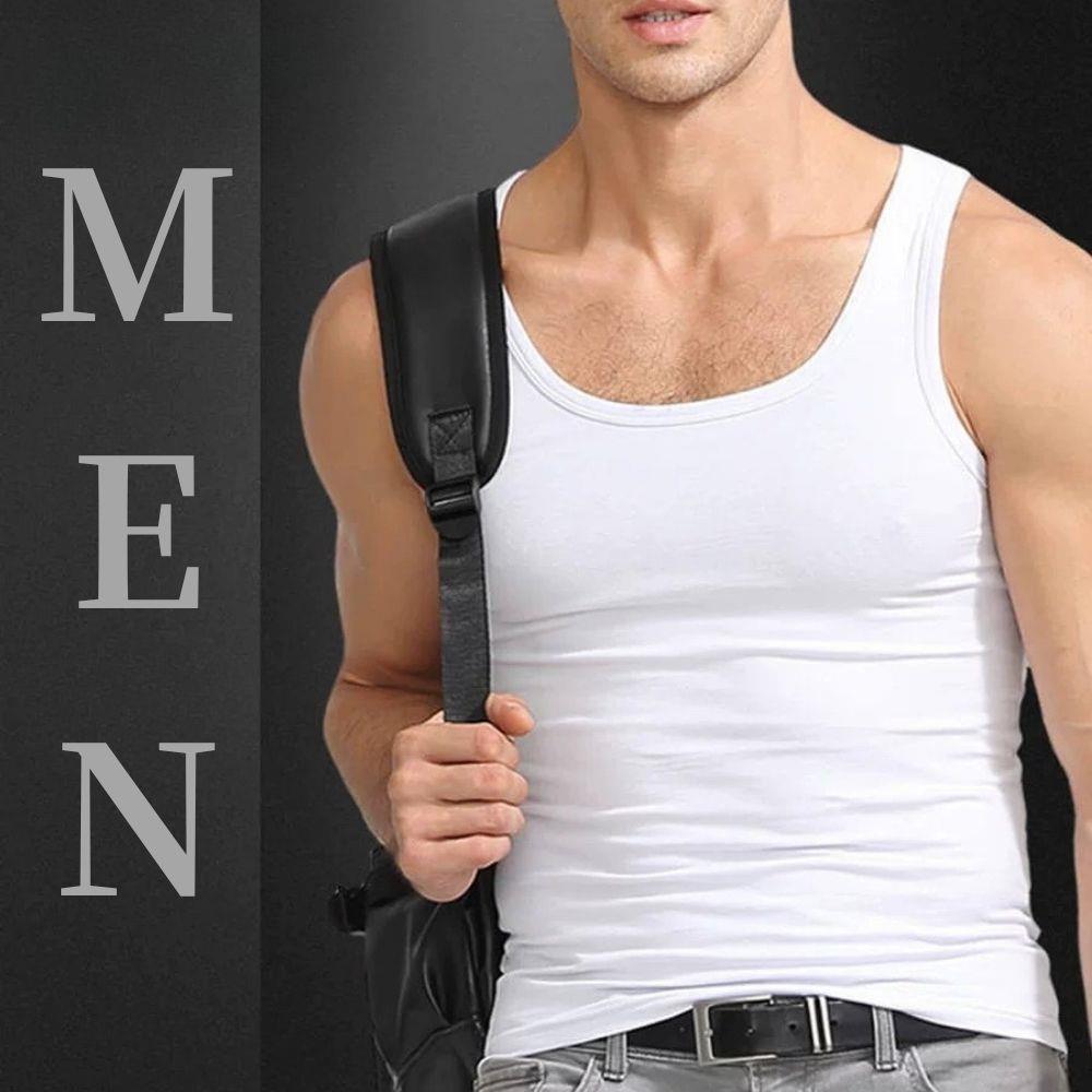 100% Cotton Men's Tank Tops Gy - Tank Top Muscle avaliação e preço