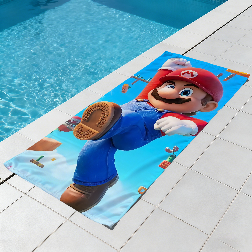 S-Super Game Towel Large Quick - Beach Towel Large avaliação e preço