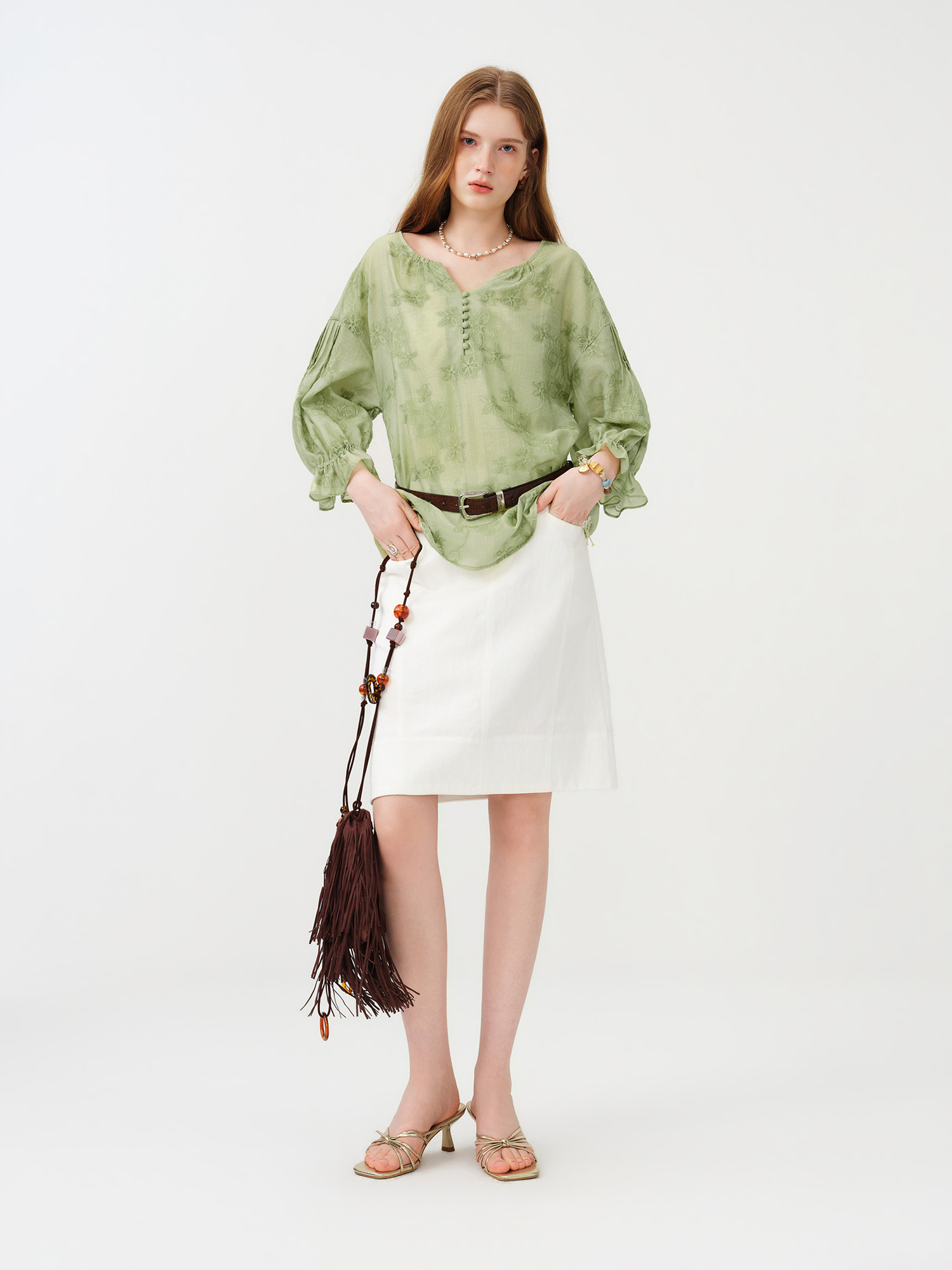 FSLE 2026 Summer Women's Relax - Resort Shirt Floral avaliação e preço