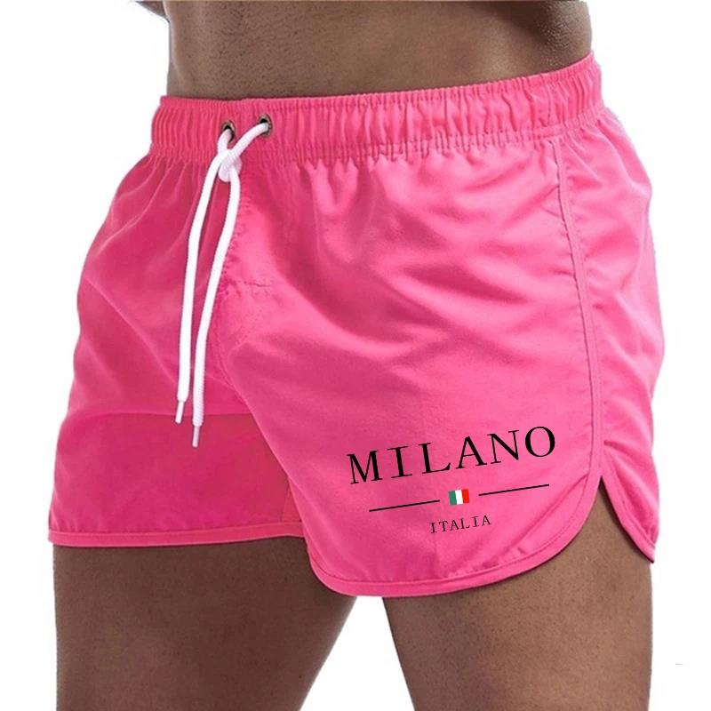 2025 Summer Men's Beach Shorts - Trunks Board Surf avaliação e preço