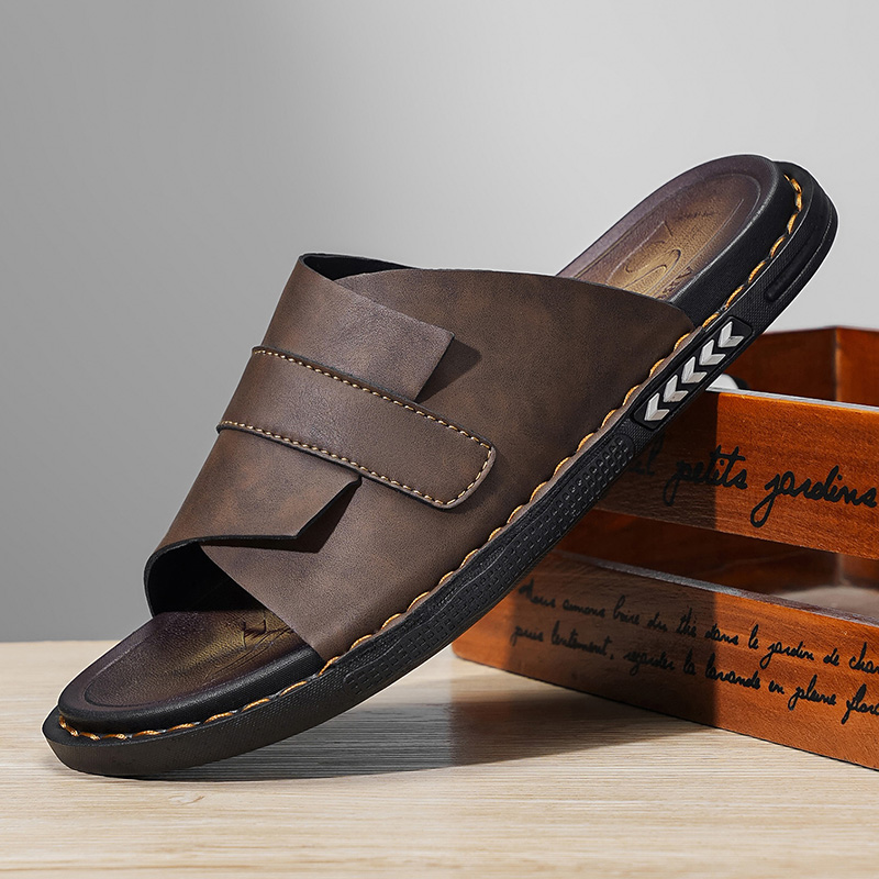 2026 Summer Classic Leather Me - Flip Flop Leather Men avaliação e preço