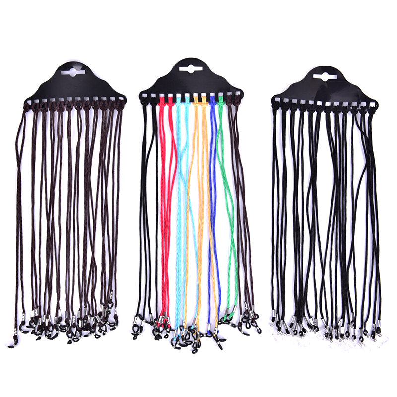 12Pcs/Set Nylon Chain Cord Eye - Sunglass Retainer Cord avaliação e preço