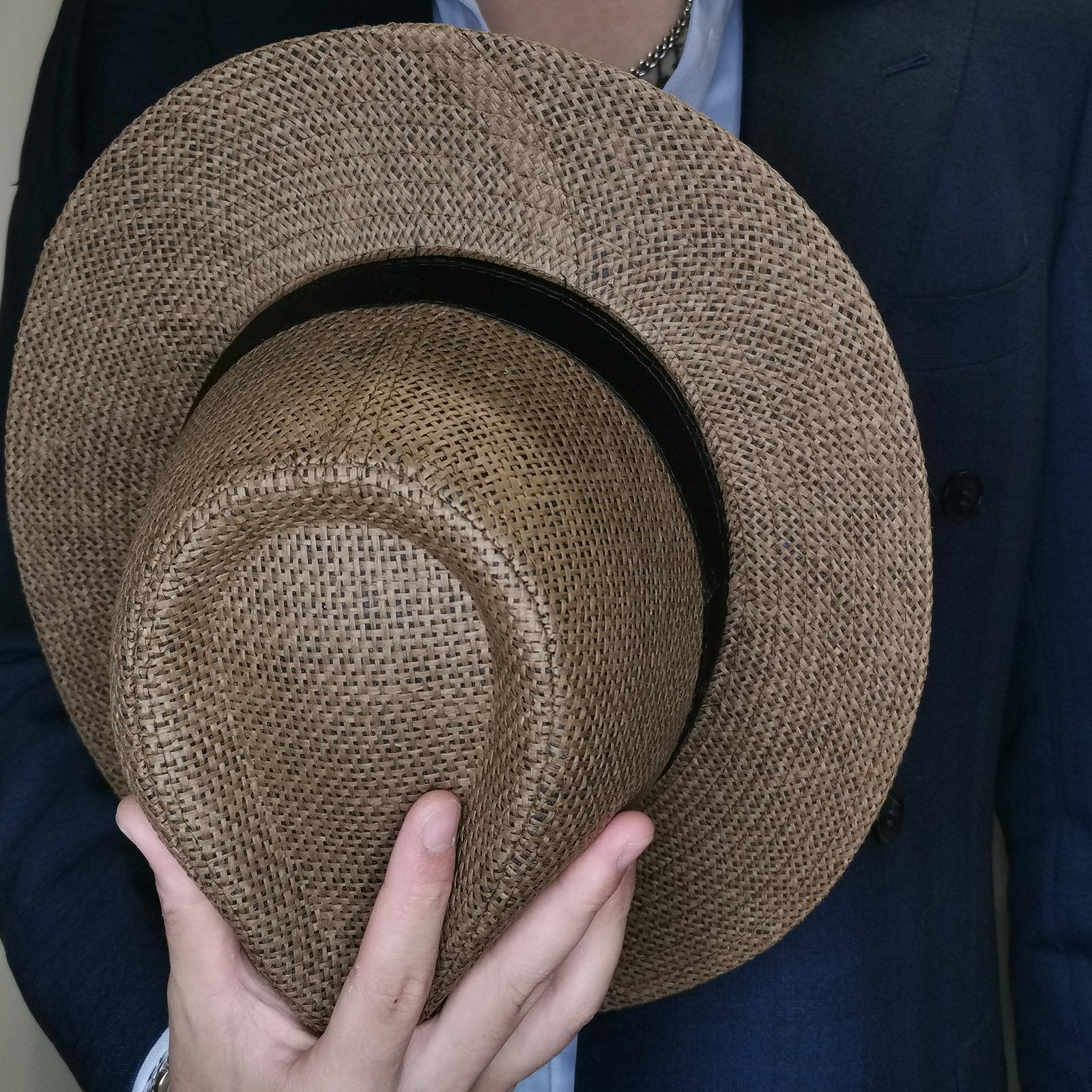 Men Summer Panama Straw Hat Na - Bucket Hat Straw avaliação e preço