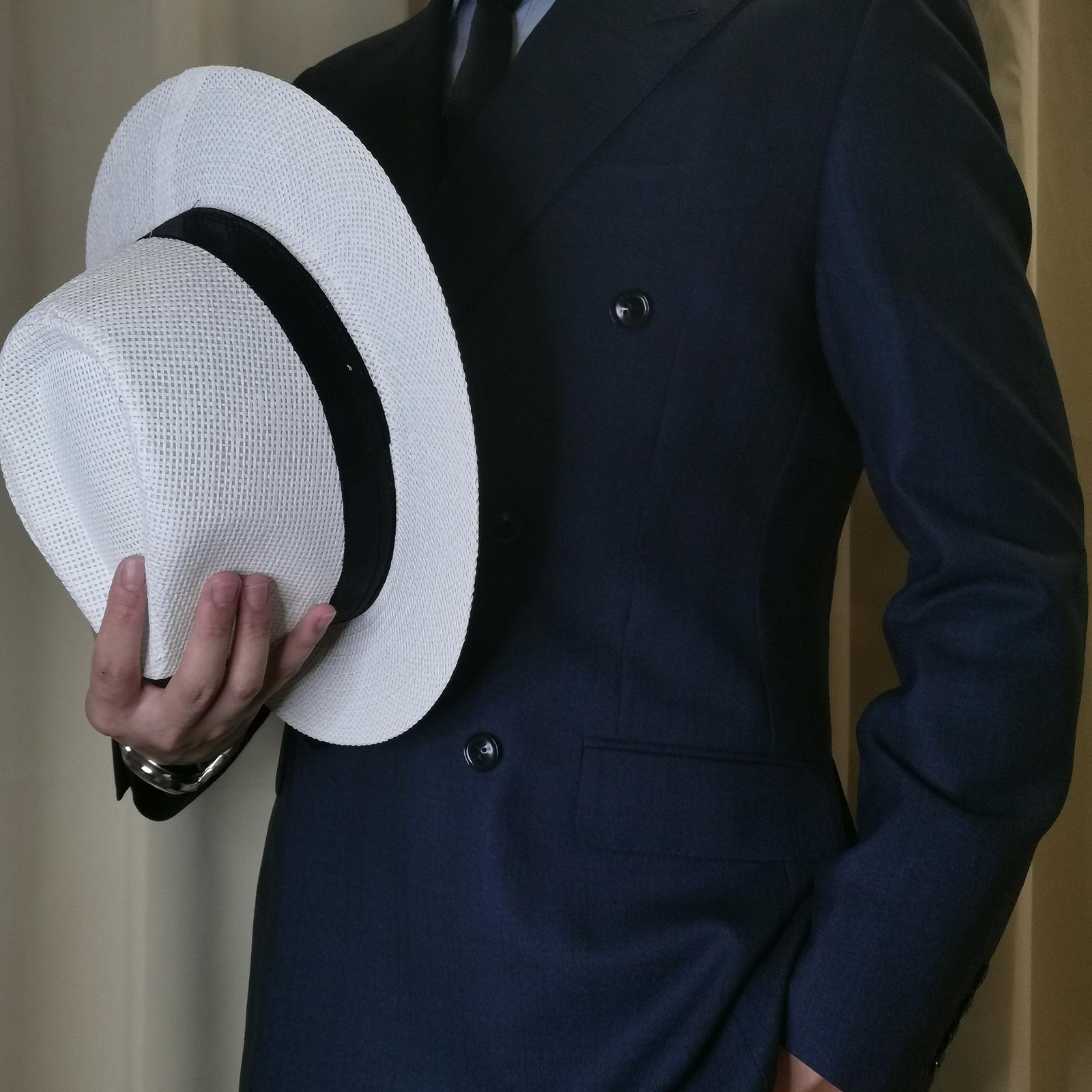 Men Summer Panama Straw Hat Na - Bucket Hat Straw avaliação e preço
