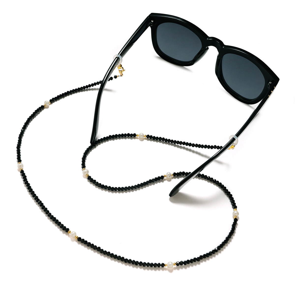 Pearl Crystal Glasses Chain wo - Sunglass Retainer Cord avaliação e preço