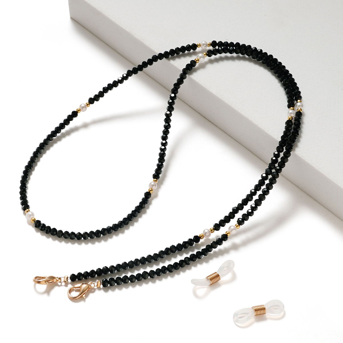 Pearl Crystal Glasses Chain wo - Sunglass Retainer Cord avaliação e preço