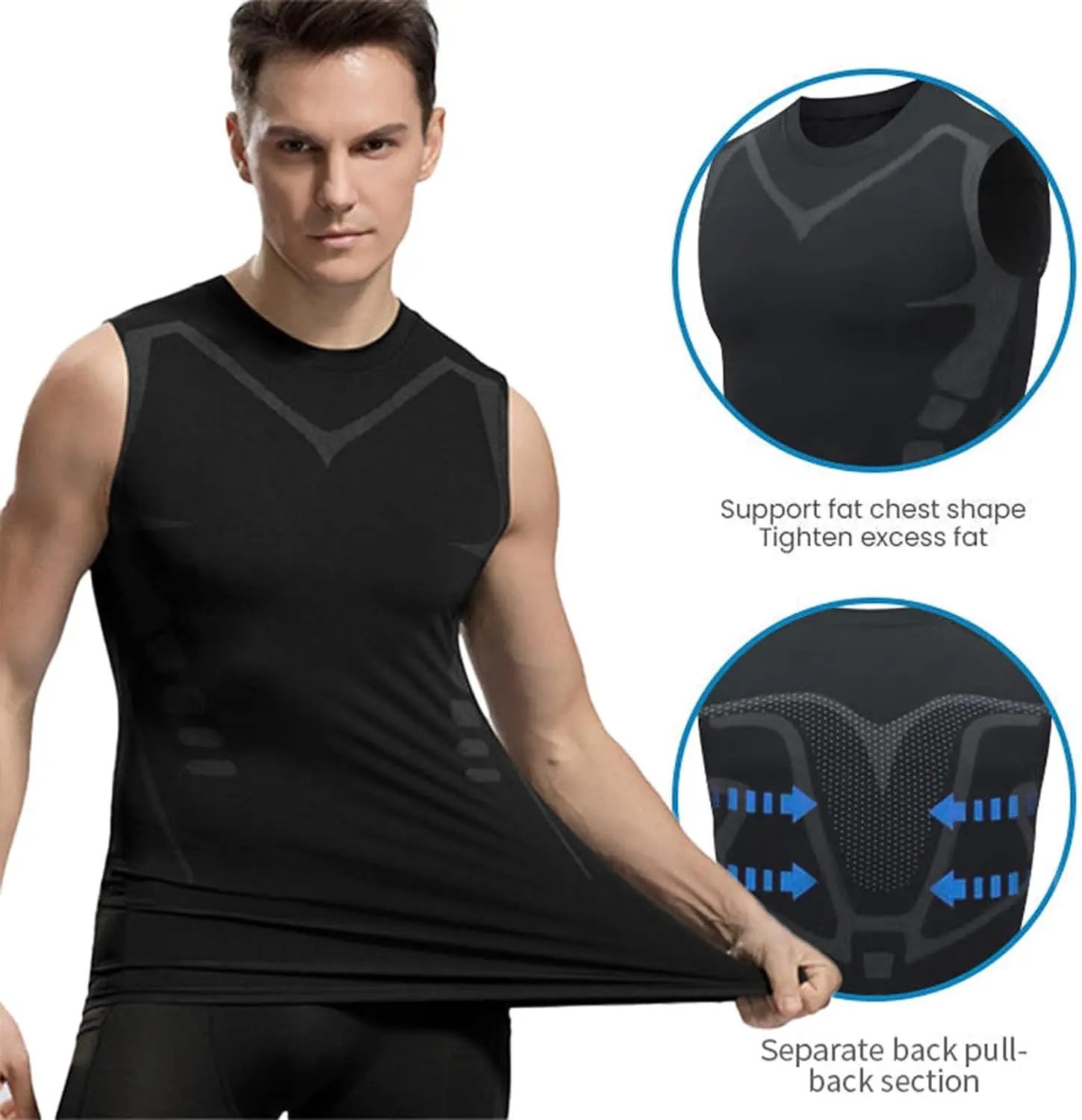 Men's Compression Tank Top, Sl - Tank Top Muscle avaliação e preço