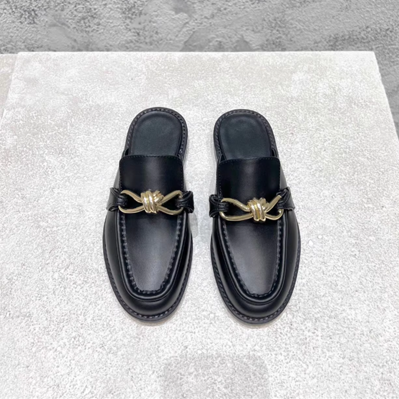 Metal Buckle Half Slippers For - Espadrille Slip On avaliação e preço