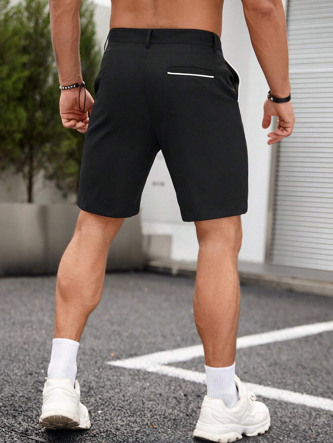 Men's Business Casual Chino Sh - Shorts Chino Slim avaliação e preço