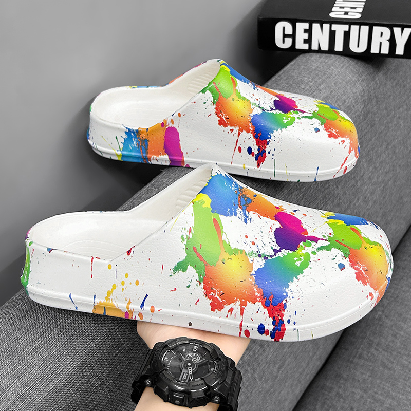 Men Women Graffiti Clogs EVA S - Espadrille Slip On avaliação e preço