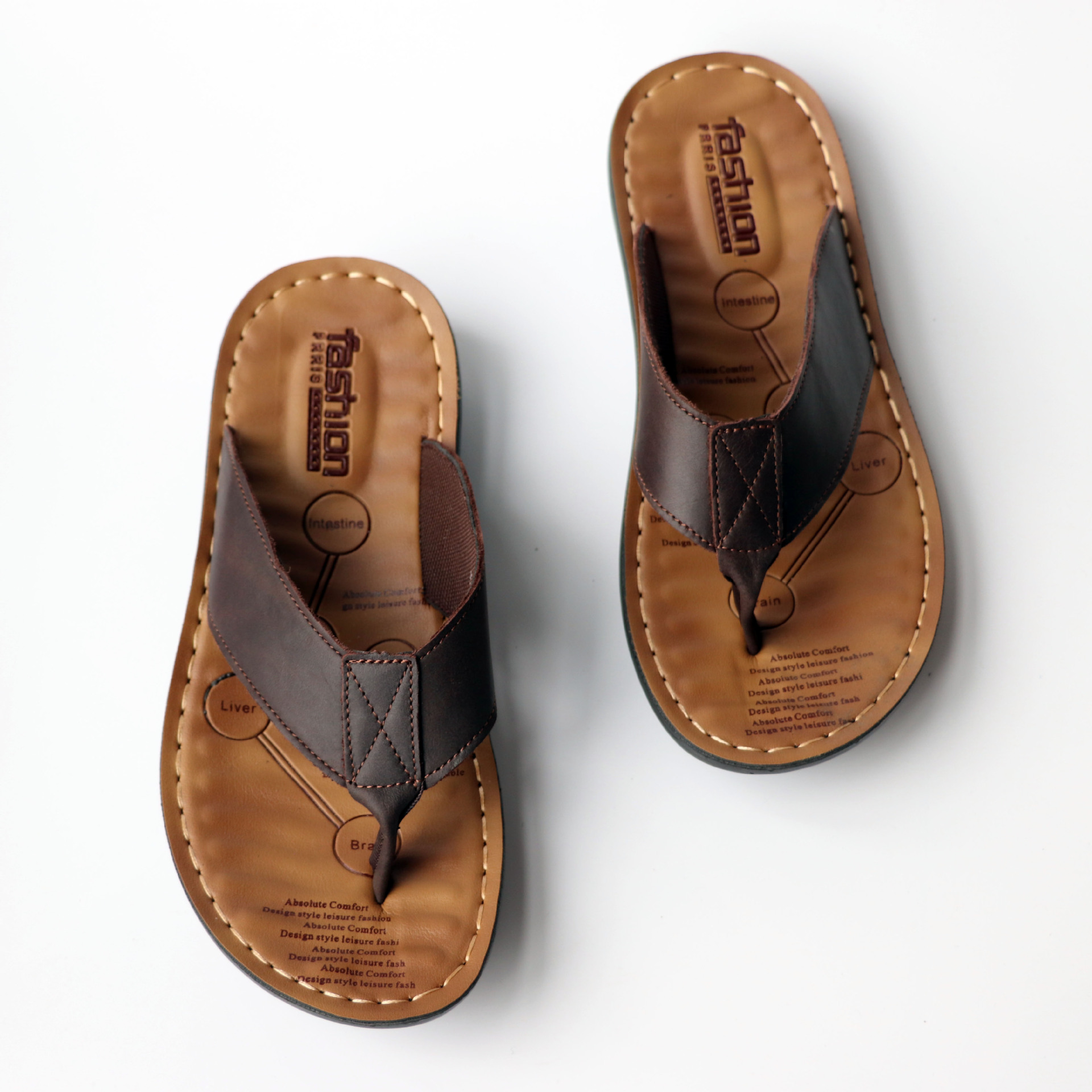 2026 Shoes Leather Men's Flip  - Flip Flop Leather Men avaliação e preço