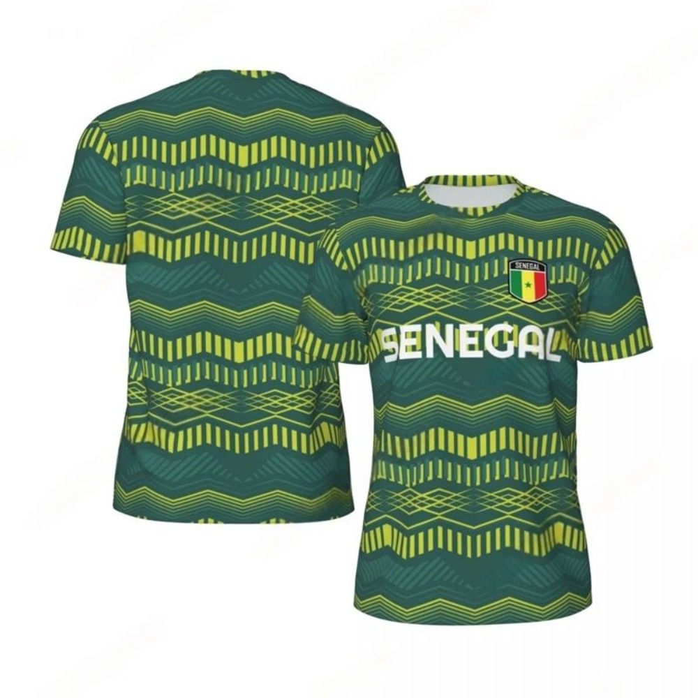 2026 New Summer Senegal Flag G - Tee Graphic Print avaliação e preço