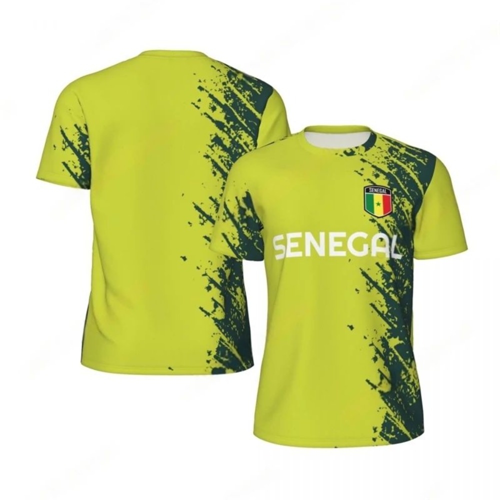 2026 New Summer Senegal Flag G - Tee Graphic Print avaliação e preço