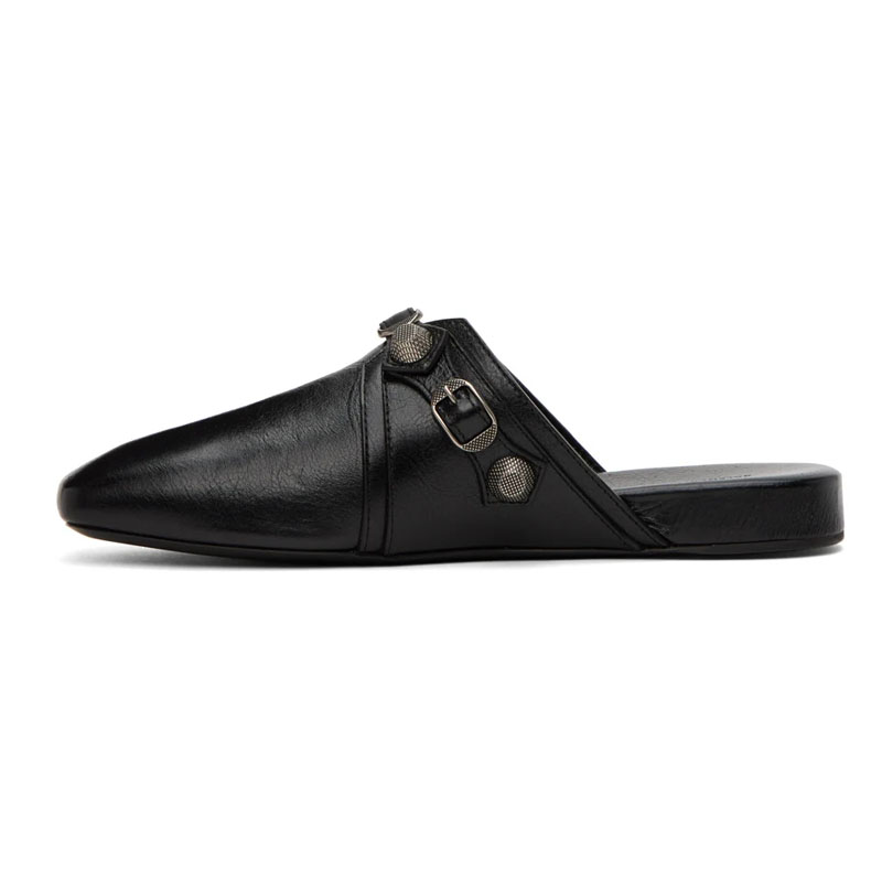 Black Soft Leather Square Toes - Espadrille Slip On avaliação e preço