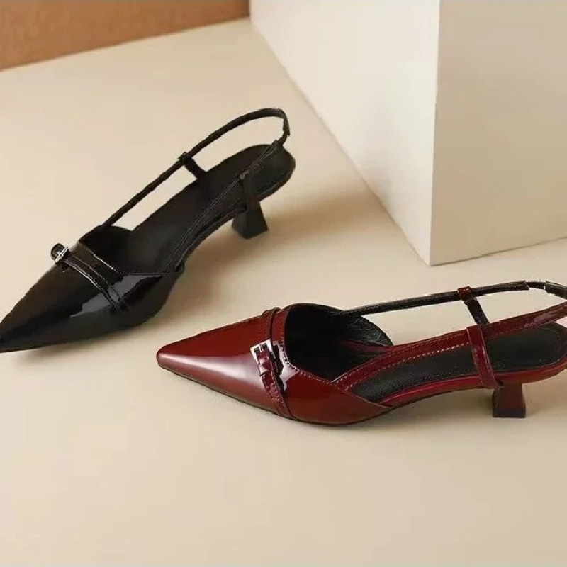 Women Sandals Fashion Pointed  - Casual Sandal Leather avaliação e preço