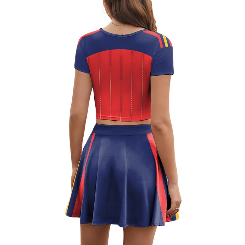 Adult Women's Spanish Football - Shirt Camp Collar avaliação e preço