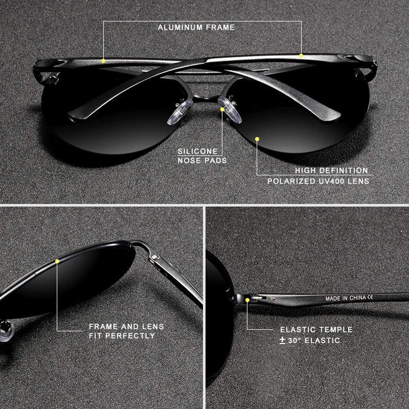 KINGSEVEN  Rimless Pilot Sungl - Sunglasses Aviator Polarized avaliação e preço