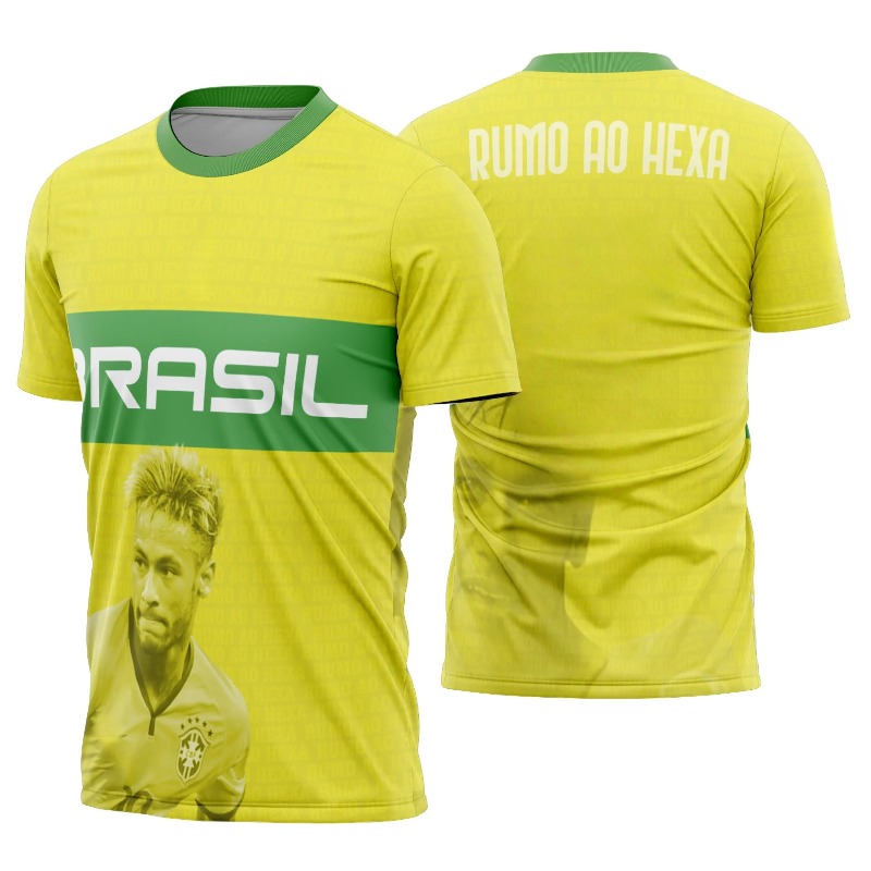 Summer Brazil Neymar No.10 Gra - Tee Graphic Print avaliação e preço