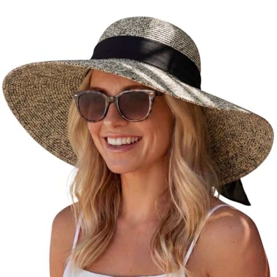 Hat Hut Wide Brim Beach Sun Ha - Packable Hat Nylon avaliação e preço