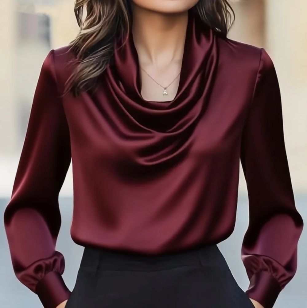 Autumn fashion elegant tempera - Shirt Camp Collar avaliação e preço