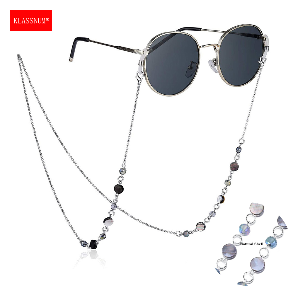 KLASSNUM Women Natural Shell C - Sunglass Retainer Cord avaliação e preço