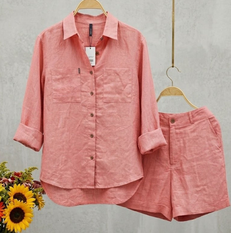 Summer Cotton Linen Casual Hom - Linen Shirt Breathable avaliação e preço