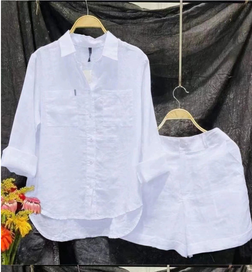 Summer Cotton Linen Casual Hom - Linen Shirt Breathable avaliação e preço
