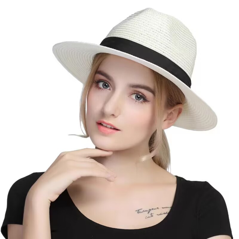 Large Size 56-60cm New Natural - Bucket Hat Straw avaliação e preço