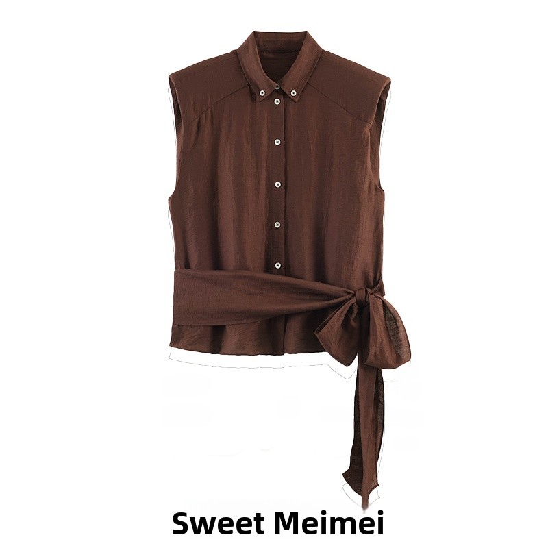 Elegant Women's New Summer Shi - Shirt Camp Collar avaliação e preço