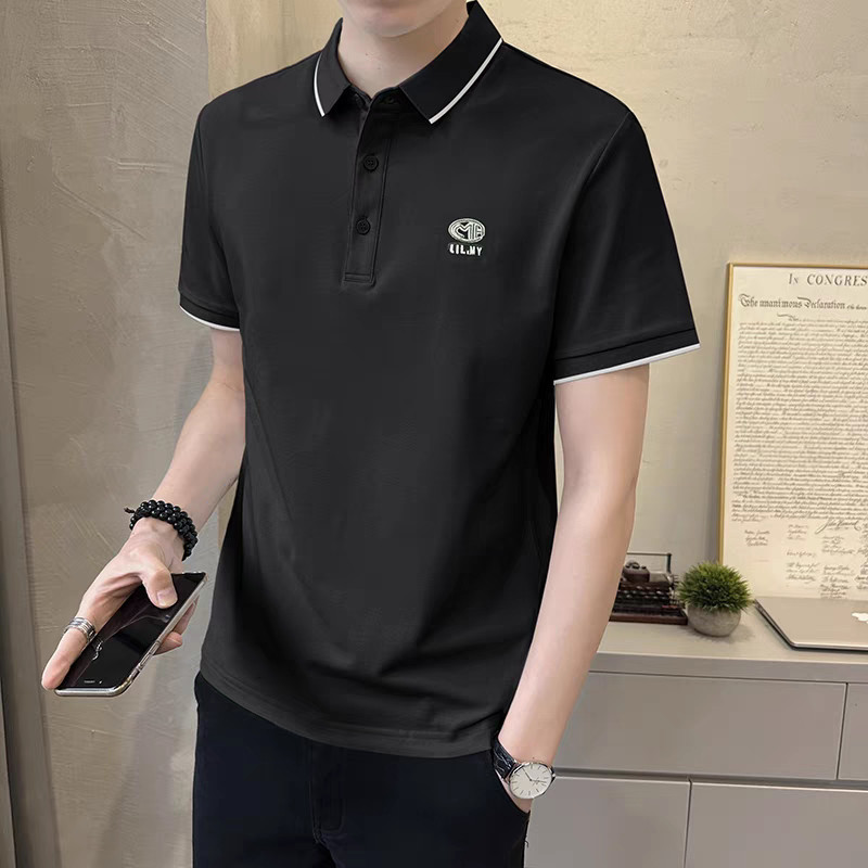 New Men's Polo Shirt Summer Sh - Polo Shirt Pique avaliação e preço