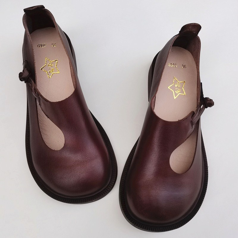 Careaymade-Genuine leather big - Casual Sandal Leather avaliação e preço
