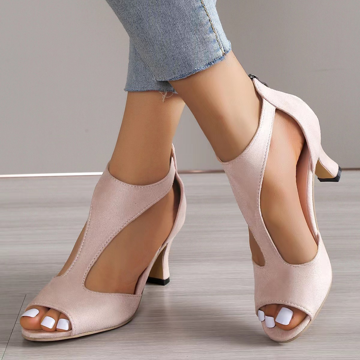 2026 Summer New Brushed Leathe - Casual Sandal Leather avaliação e preço