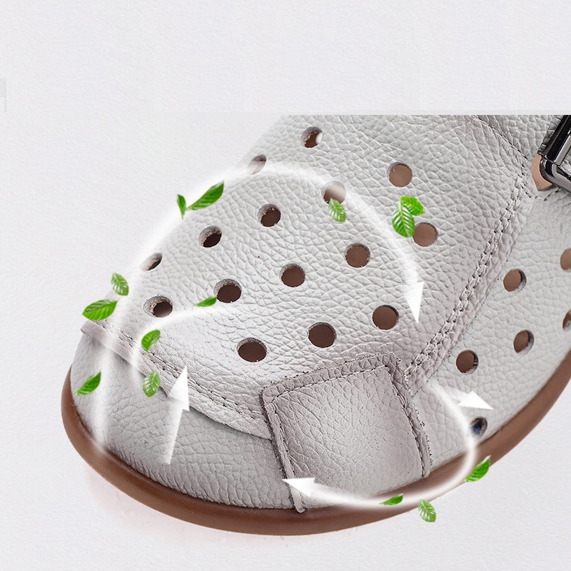New Cow leather low heel sanda - Espadrille Slip On avaliação e preço