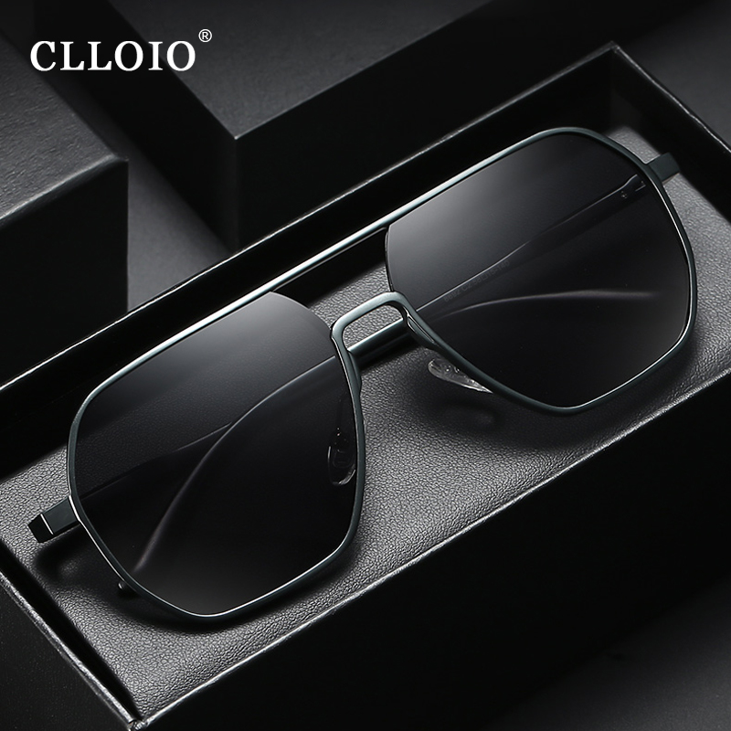 CLLOIO New Fashion Aluminum Ph - Sunglasses Aviator Polarized avaliação e preço