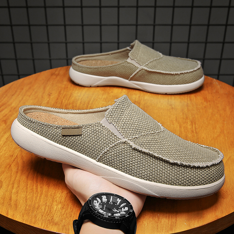 Canvas Slip on Half Shoes for  - Espadrille Slip On avaliação e preço