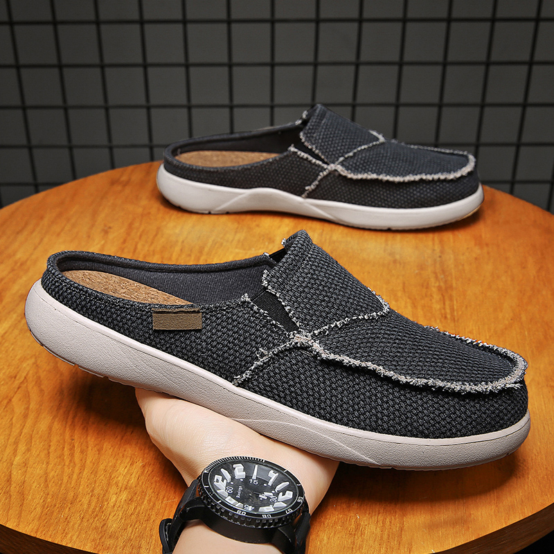 Canvas Slip on Half Shoes for  - Espadrille Slip On avaliação e preço
