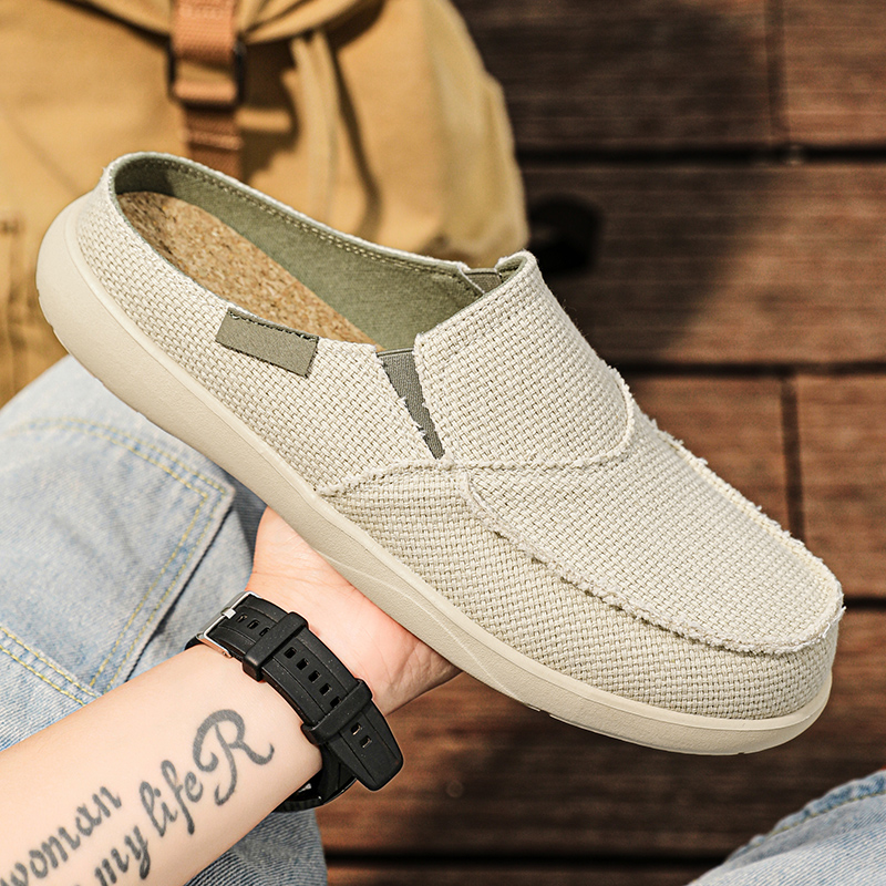 Canvas Slip on Half Shoes for  - Espadrille Slip On avaliação e preço