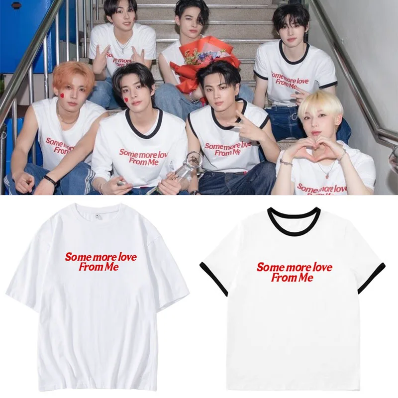 ENHYPENS Short Sleeve T-shirt  - Tee Graphic Print avaliação e preço