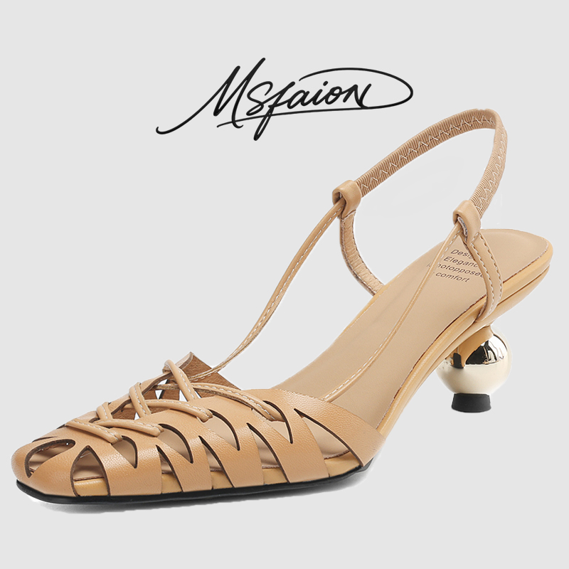 2026 Summer Designer High Heel - Casual Sandal Leather avaliação e preço
