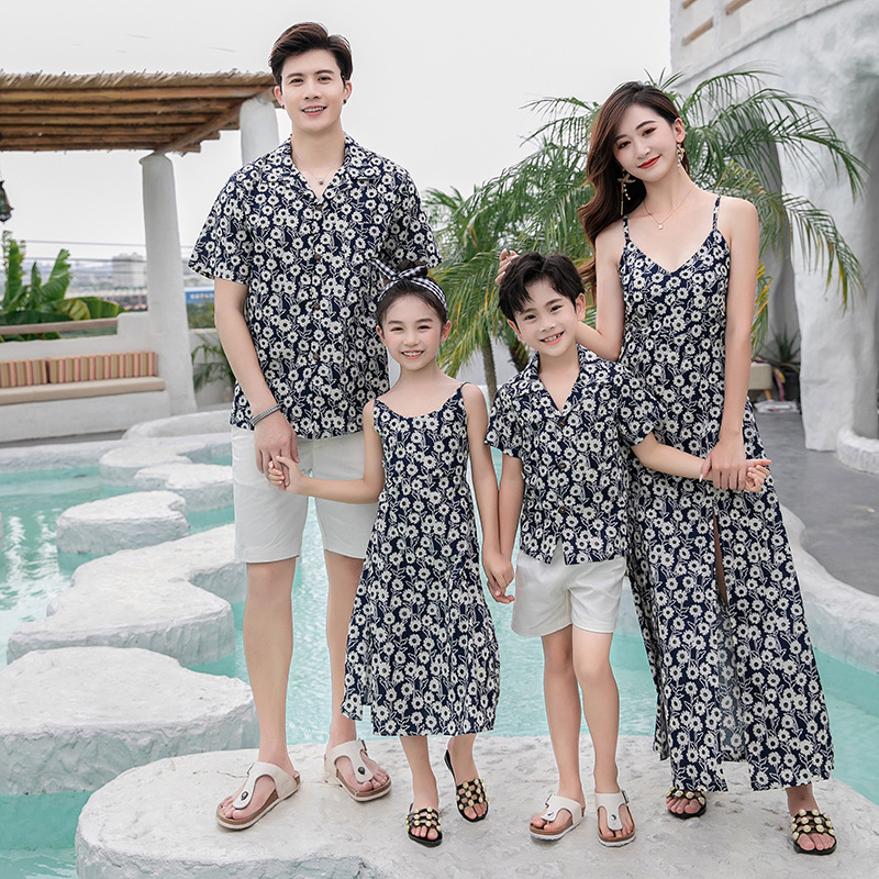 Family Matching Outfit Floral  - Resort Shirt Floral avaliação e preço