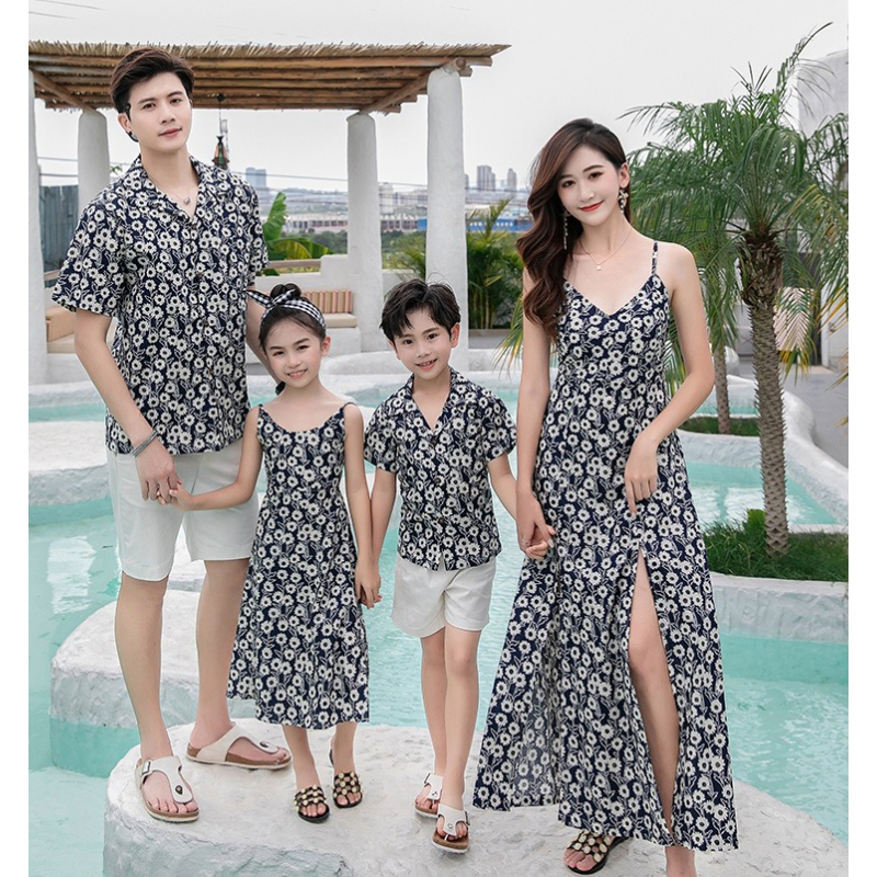 Family Matching Outfit Floral  - Resort Shirt Floral avaliação e preço