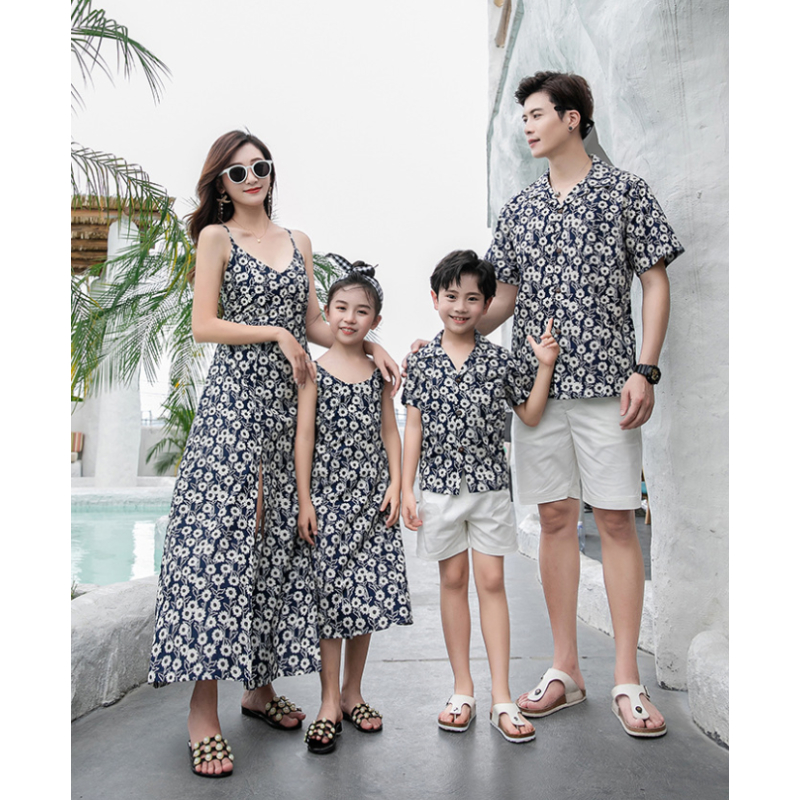 Family Matching Outfit Floral  - Resort Shirt Floral avaliação e preço